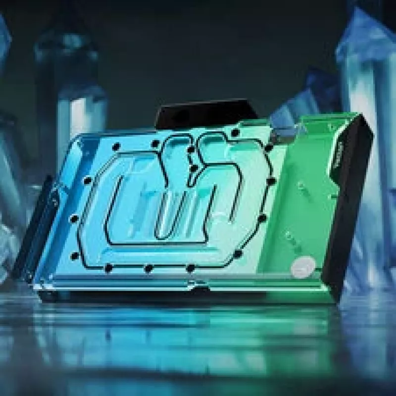 EKWB EK-Quantum Vector³ Suprim RTX 5090 GPU ūdens dzesētājs, D-RGB, aizmugures plāksne - akrils