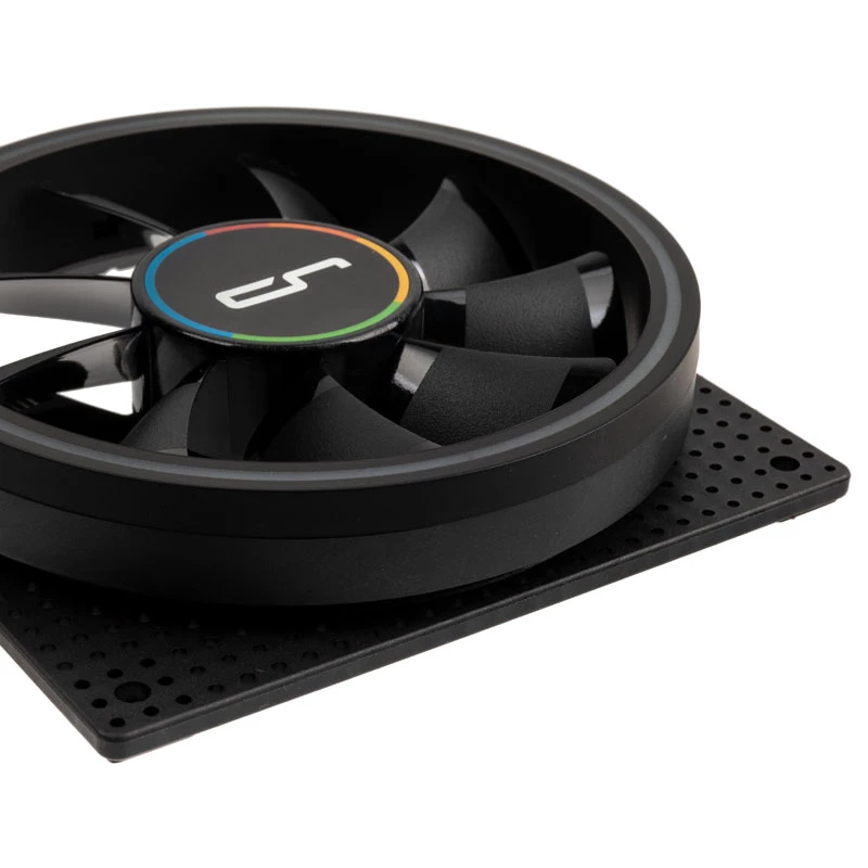 Fan Cryorig Crona S 120 mm Melns — 400–1700 RPM, 16.5–29.7 dB, 60.6 CFM, 2.65 mmH₂O