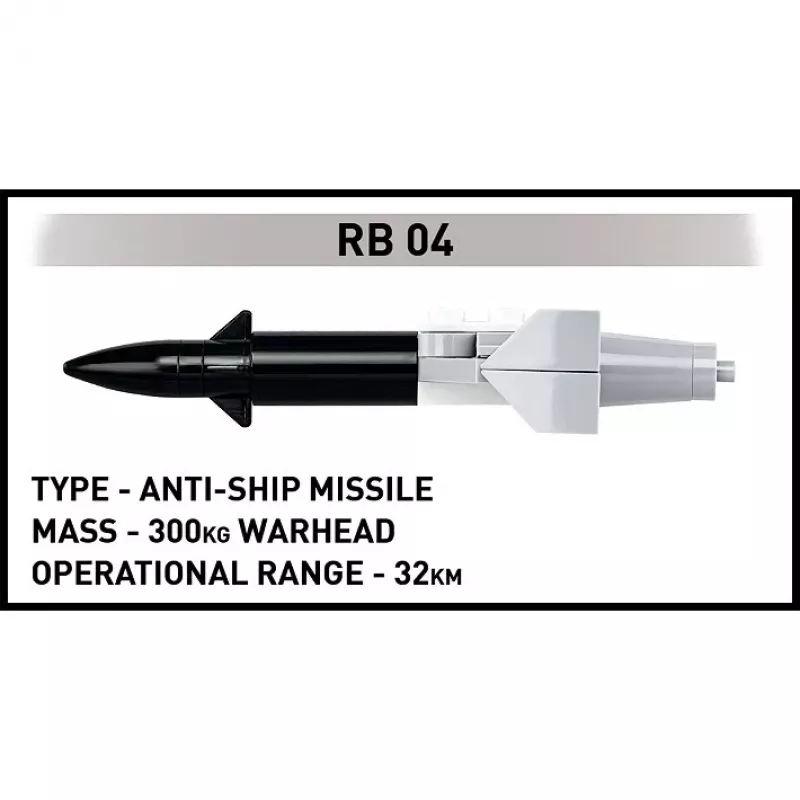 Cobi Blocks Saab AJ 37 Viggen 881 elementu konstrukciju komplekts