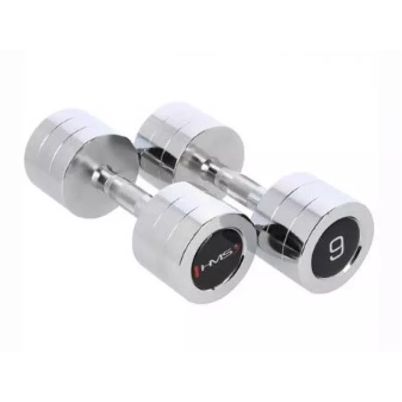 HMS Fitness CHD09 fiksēta svara hantele 9 kg 2 gab.
