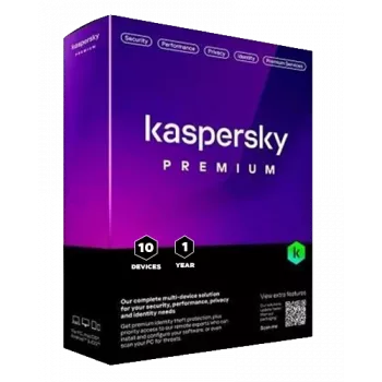 Kaspersky Premium + Klientu atbalsts | 10 ierīces | 1 gads | ES