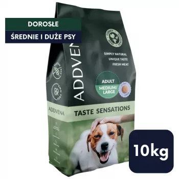 ADDVENA Taste Sensations Adult Medium/Large Turkey - sausā suņu barība - 10 kg