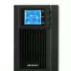 Qoltec 53042 nepārtrauktās barošanas avots (UPS) Dubultās pārveidošanas (Online) 1 kVA 800 W 2 maiņstrāvas kontaktligzdas