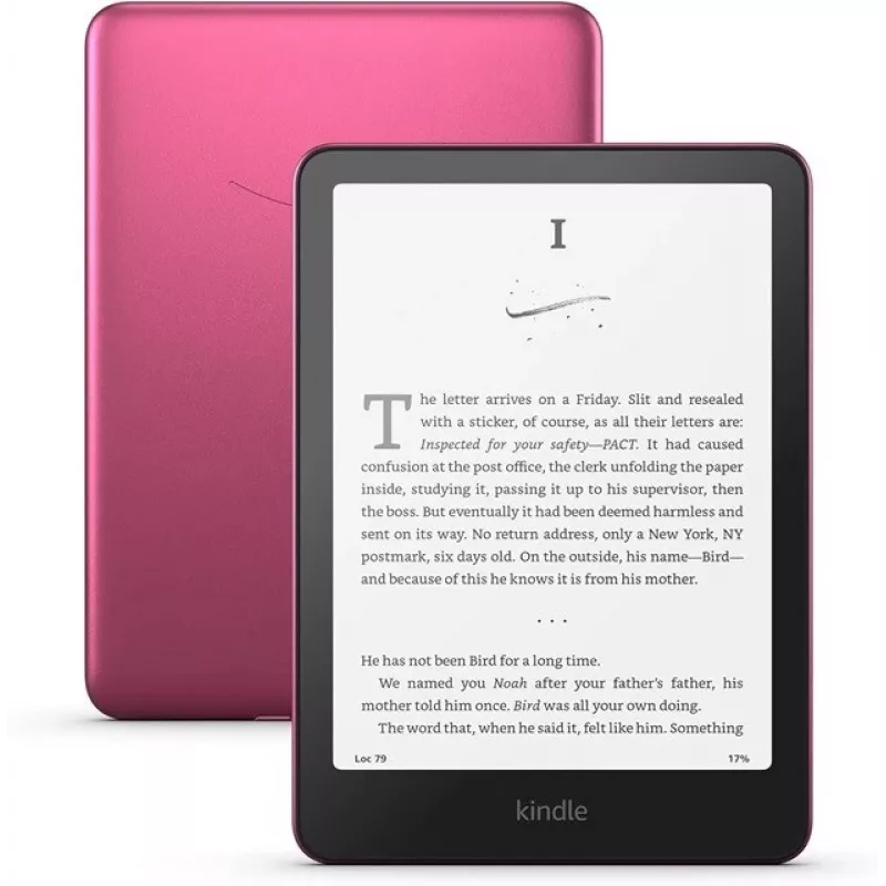 E-grāmatu lasītājs Amazon Kindle Paperwhite Signature Edition 2024 — 7 collu displejs, 32 GB, IPX8 ūdensizturīgs, USB-C, aveņu