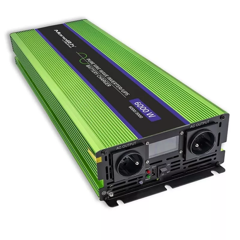 Auto invertors Qoltec Monolith 6000 W zaļš 12 V