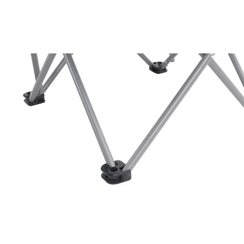 Kempinga krēsls Outwell 470474 — 4 kāju saliekamais krēsls, maksimālā slodze 150 kg, melns/pelēks