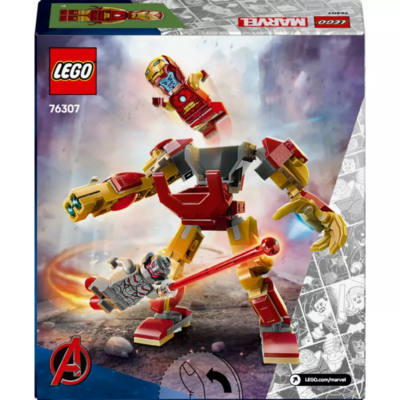 LEGO MARVEL 76307 Dzelzs vīra mehs pret Ultronu