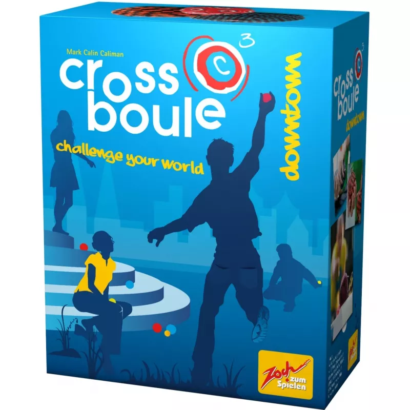 Crossboule Set Downtown, veiklības spēle zila/sarkana