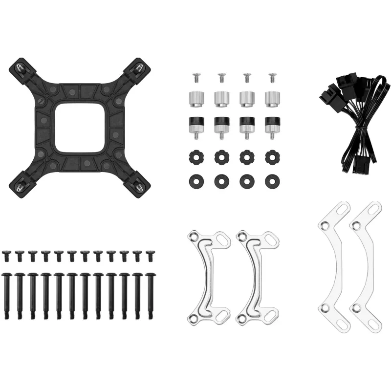 Viss vienā šķidruma dzesētājs DeepCool LE360 V2 ar 3x 120 mm ventilatoriem, Hydro Dynamic gultni, melns, atbalsta LGA1150/1151/1155/1200/1700/AM4/AM5