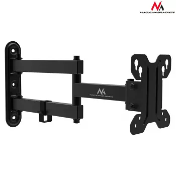 TV sienas stiprinājums MACLEAN MC-740 13–23 collu ekrāniem, VESA līdz 100x100, kravnesība 30 kg