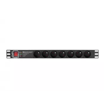 Strāvas sadales bloks PDU Lanberg PDU-PRO-07E-0200-BK