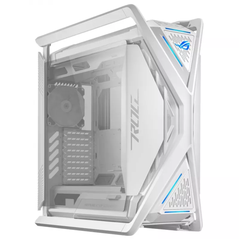 ASUS ROG GR701 Hyperion White, PC, Balts, ATX, EATX, micro ATX, Mini-ITX, Alumīnijs, Multi, Priekšpuse