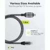 Wentronic goobay - Tīkla kabelis - 24 kontaktu USB-C (vīriešu) uz RJ-45 (vīriešu) - 1,0 m - 6 mm - FTP - CAT 6 - USB 3,1 - pīts kabelis - Melns, Sudrabs (70696)