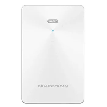 Grandstream GWN7661E sienā iebūvējams Wi-Fi 6 piekļuves punkts, AX3000, divjoslu 2,4/5 GHz, 3 Gbps, MU-MIMO, PoE/PoE+, Gigabit porti, 256 klienti