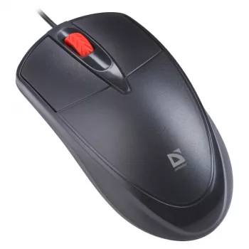 pele DEFENDER ICON MB-057 OPTICAL 1000dpi 3P Melns SILENT CLICK