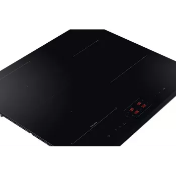 Iebūvējamā plīts virsma Samsung NZ64B5045GK/U2, indukcija, 4 gatavošanas zonas, Flex Zone, SmartThings Cooking, automātiska savienojamība, 60 cm, melna