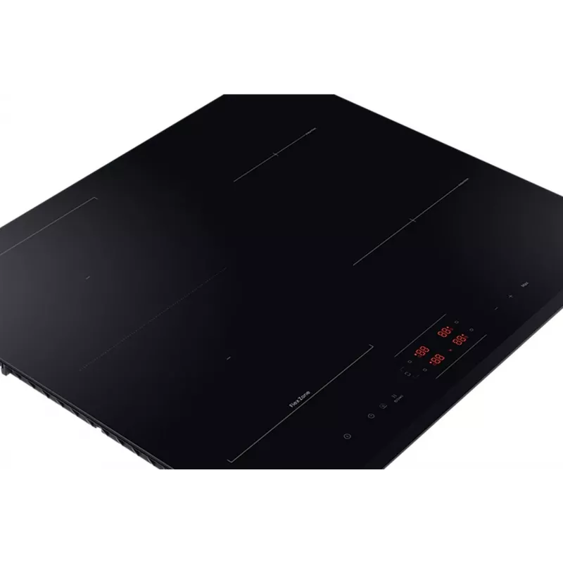 Iebūvējamā plīts virsma Samsung NZ64B5045GK/U2, indukcija, 4 gatavošanas zonas, Flex Zone, SmartThings Cooking, automātiska savienojamība, 60 cm, melna