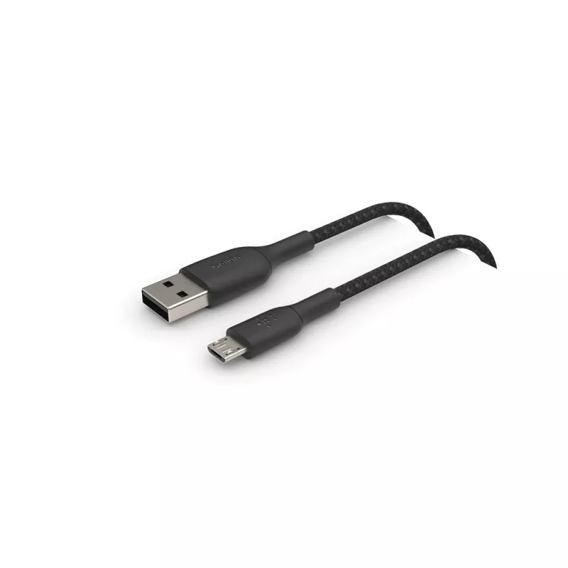 USB kabelis Belkin CAB007bt1MBK 1m USB A Micro-USB A Melns