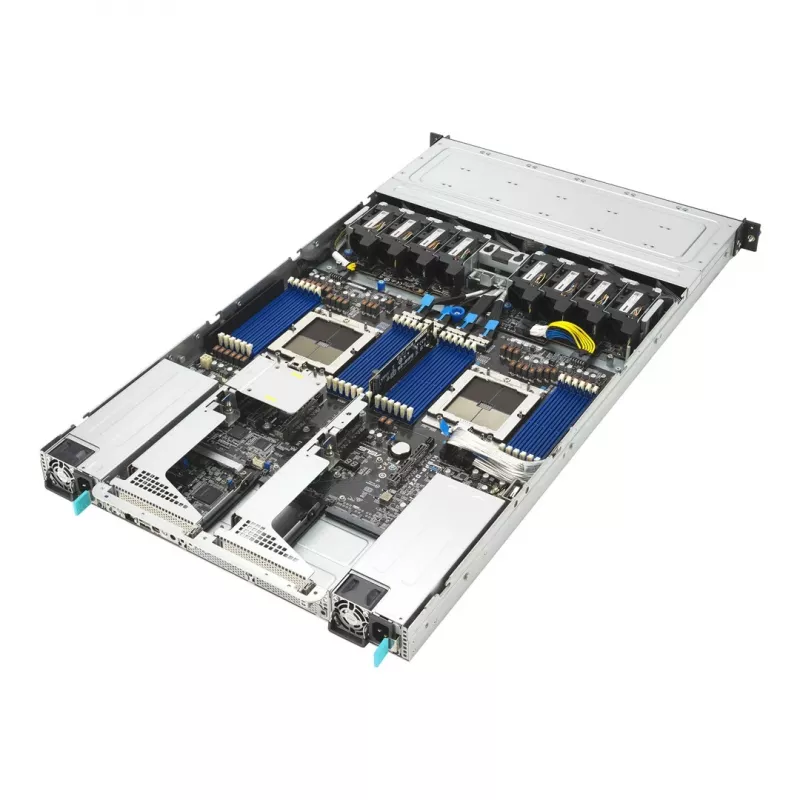Plaukta 1U galddators ASUS ExperCenter Pro ERA100A B6 — Intel Core i5, 8GB DDR5, 4×2,5 collu nodalījumi, 500W barošanas bloks, 1×PCIe 5.0 x16, 3×RJ‑45