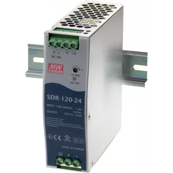 Barošanas bloks MEAN WELL SDR-120-12 120W Metālisks