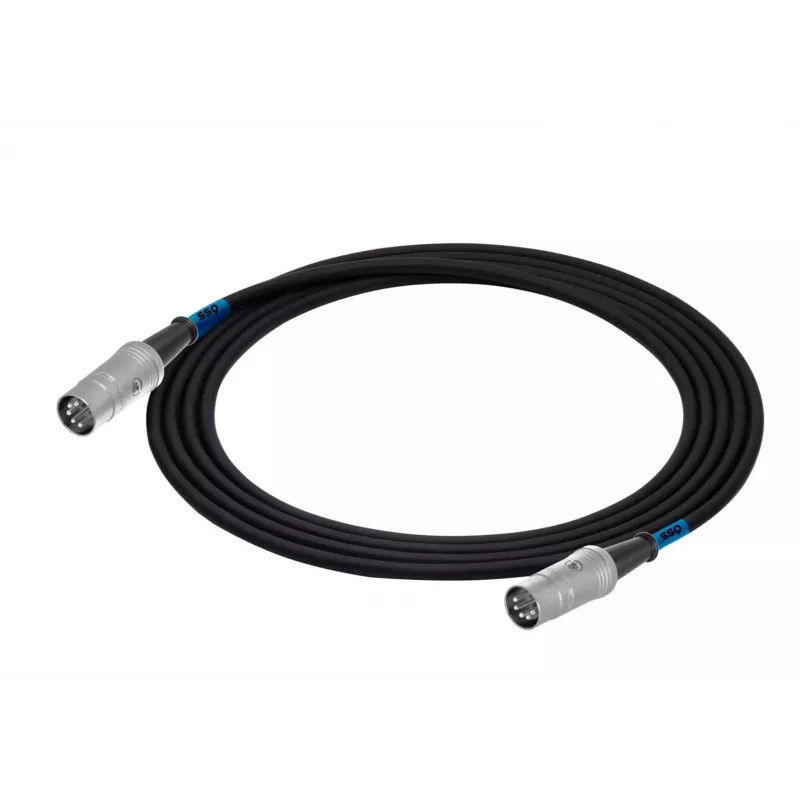 SSQ MIDI2 SS-1418 kabelis MIDI (5-pin) - MIDI (5-pin) 2 m Melns