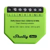 Iebūvēts dimmers Shelly Dimmer Gen3 — LED max 150W, Halogēns max 200W, 220–240V, bezvadu, melns/laima