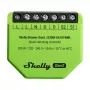 Iebūvēts dimmers Shelly Dimmer Gen3 — LED max 150W, Halogēns max 200W, 220–240V, bezvadu, melns/laima