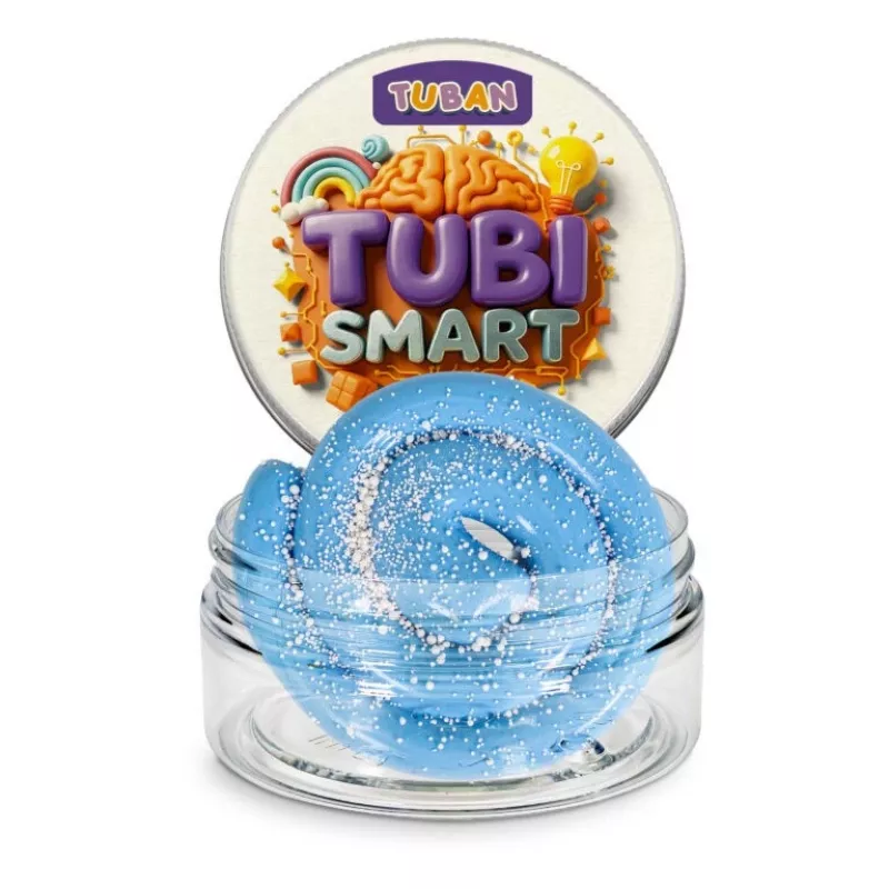Modelēšanas māls TUBAN Tubi Smart – Debesu zils, 50 g