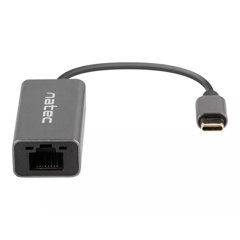 NATEC Cricket USB 3.2 Gen 1 Type-C pelēks Ethernet centrmezgls 1000 Mbit/s