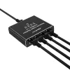 Ethernet mini slēdzis QOLTEC 52293 1x4 RJ45, 1-ieeja 4-izejas nepārvaldāms tīkla sadalītājs