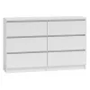 Topeshop M6 120 BIEL 2X3 kumode