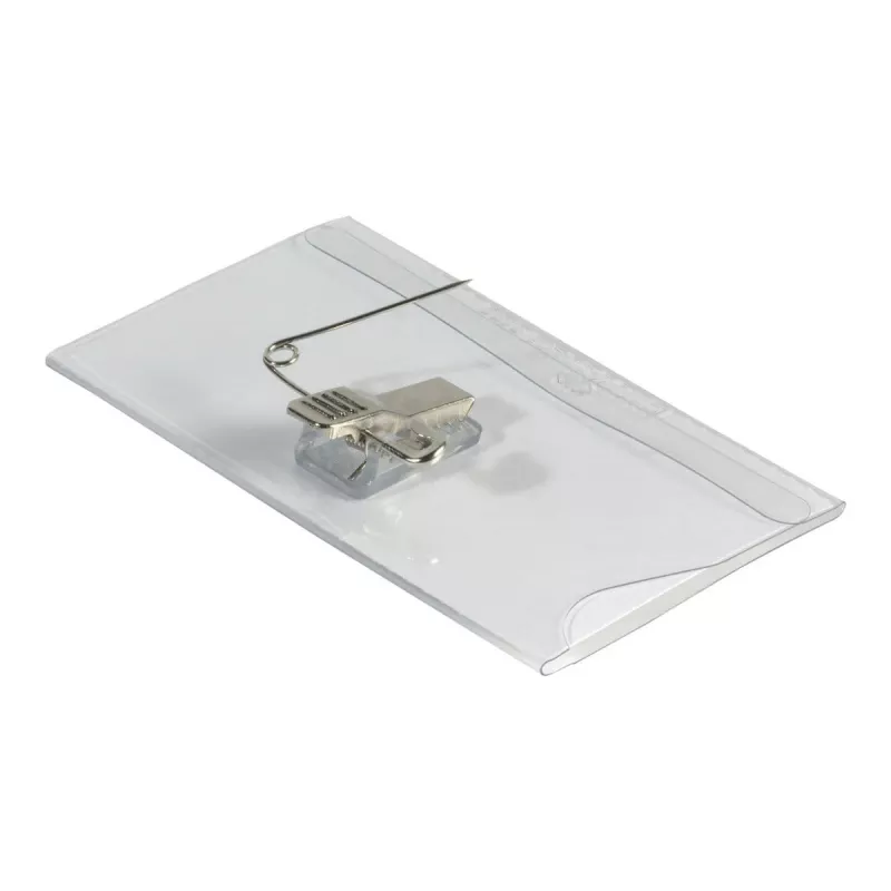 Durable PVC kombinētās klipša nosaukumu kartes turētājs Durable 8101-19
