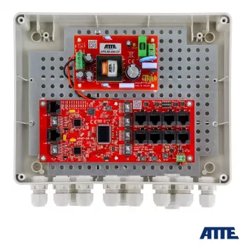 Āra PoE slēdzis Atte IP-8-20-L2 — 8 portu slēdzis IP kamerām, modelis 18314