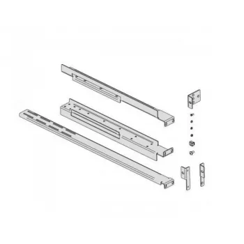 Statīva montāžas komplekts EVER UPS, modelis W/OP-ZA00-0002/00, regulējama sliežu distance 800–1200 mm, sudraba
