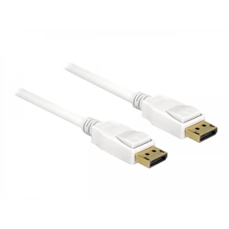 DisplayPort kabelis DeLOCK 85509 1,5 m Balts