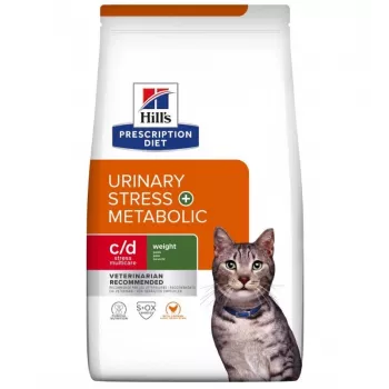HILL'S PD Feline Urinary Stress + Metabolic c/d - Sausā kaķu barība - 1,5 kg