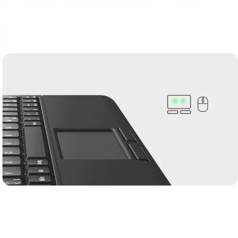 KeySonic KSK-3210ELU (DE) tastatūra Mājas USB QWERTZ Vācu Melna
