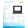 Acer TravelMate P4 TMX414-51-TCO 14 collas WUXGA IPS, Intel iU5, 32 GB RAM, 512 GB SSD, Wi‑Fi 7, Windows 11 Pro, 3 gadu NBD serviss klienta atrašanās vietā