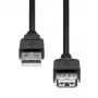 USB pagarinātāja kabelis ProXtend USB2AAF-003 3 m, USB A spraudnis uz USB A sievišķo, melns