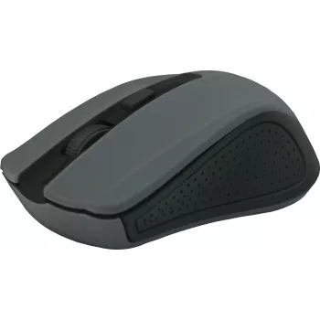 Bezvadu optiskā pele DEFENDER MM-935 RF, piemērota abām rokām, 1600 DPI, pelēka, USB uztvērējs, AAA baterijas