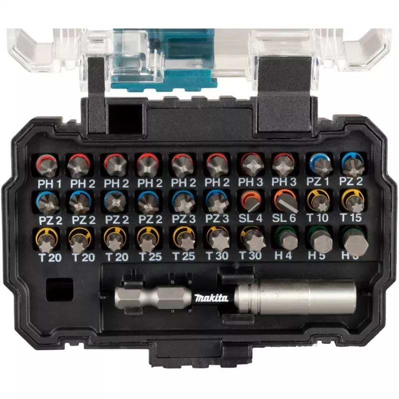 Makita Impact Premier skrūvgrieža uzgaļu komplekts, 31 daļas (E-13552)
