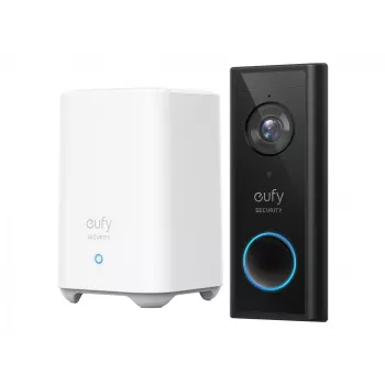 Video durvju zvans 2K melns E82101W4