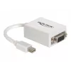 Adapteris mini DisplayPort→VGA DeLOCK 65130