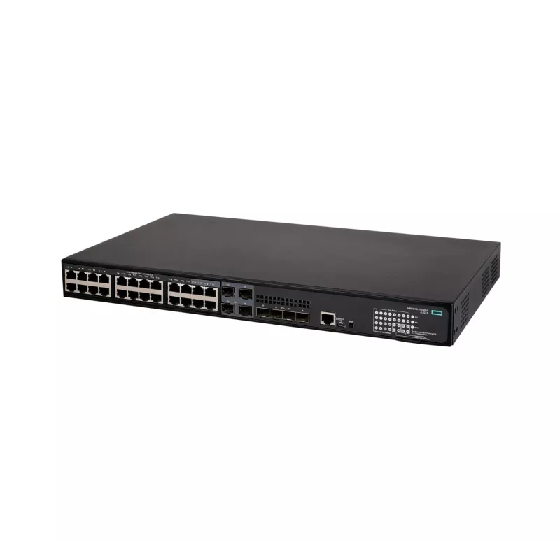 HPE - FlexNetwork 5140 24G PoE+ 4SFP+ EI - Slēdzis - L3 - Viedais - 24 x 10/100/1000 (PoE+) + 4 x Combo 10/100/1000Base-T (PoE+) / 100/1000Base-X SFP + 4 x 10 Gigabit Ethernet / 1 Gig