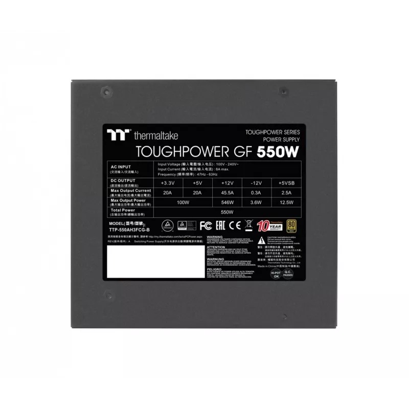 Barošanas bloks Toughpower GF 550W Modular 80+Gold