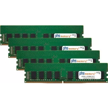 PHS-memory 64GB (4x16GB) Kit RAM atmiņa Dell Precision 3430 Tower DDR4 UDIMM ECC 2666MHz PC4-2666V-E (SP284181)