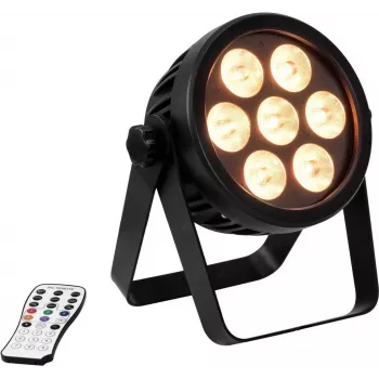 LED spots EUROLITE 7C-7 Silent plāns 7W RGB — 7W RGB LED apgaismes iekārta