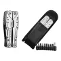Extralink Multitool, Pocket Knife 23-in-1, with Case, Silver