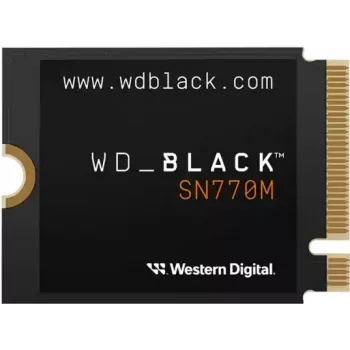 WD Melns SN770M WDBDNH0020BBK-WRSN - SSD - 2 TB - iekšējais - M.2 2230 - PCIe 4,0 x4 (NVMe) (WDBDNH0020BBK-WRSN)