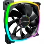MONTECH RX140 PWM 140mm ARGB reverso lāpstiņu korpusa ventilators - Melns